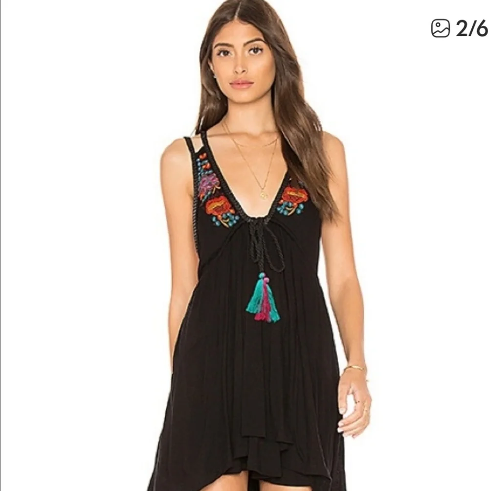 Free People Lovers Cove Mini Dress
